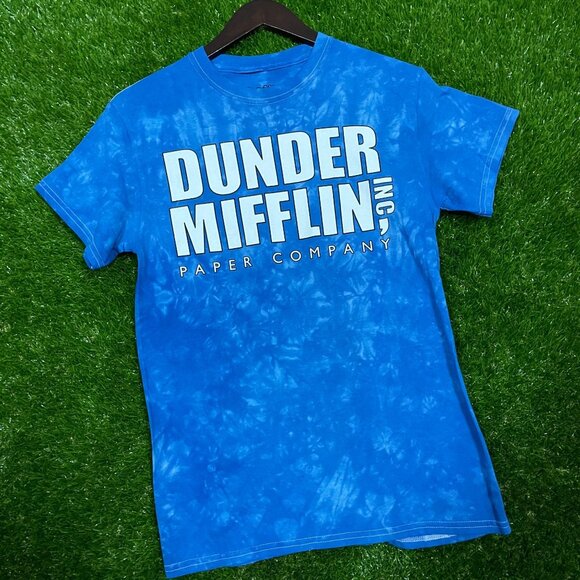 The Office Dunder Mifflin Inc Graphic Tie-dye T-shirt size Small - Picture 4 of 4
